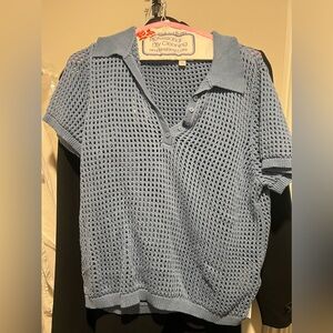 Calvin Klein jeans knitted collared top